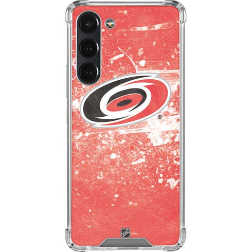 NHL Carolina Hurricanes Frozen Galaxy S23 Plus Clear Case