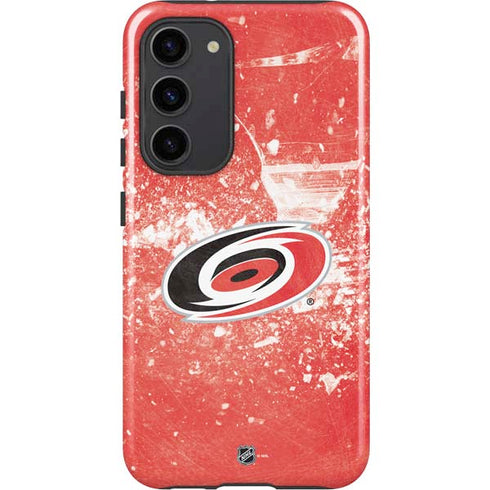 NHL Carolina Hurricanes Frozen Galaxy S23 Plus Pro Case