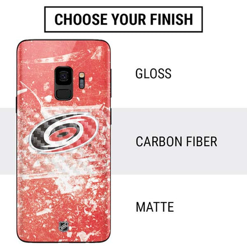 NHL Carolina Hurricanes Frozen Galaxy S9 Skin