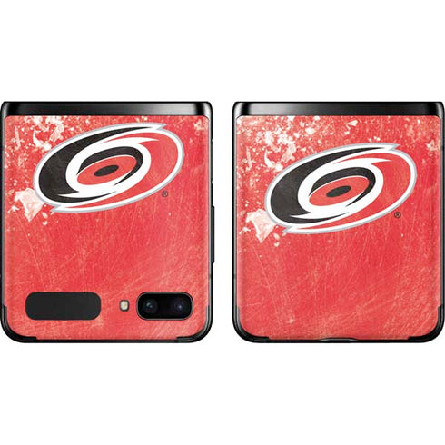 NHL Carolina Hurricanes Frozen Galaxy Z Flip Skin