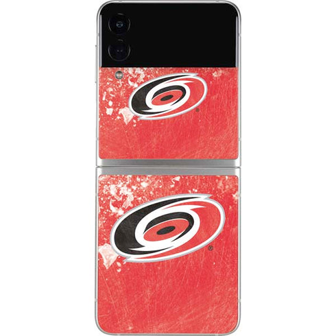 NHL Carolina Hurricanes Frozen Galaxy Z Flip3 5G Skin