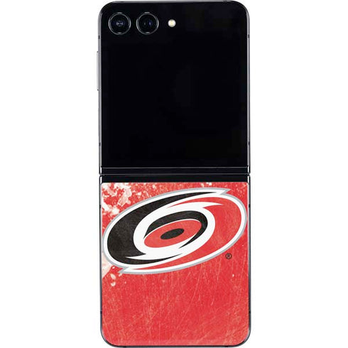NHL Carolina Hurricanes Frozen Galaxy Z Flip5 5G Skin
