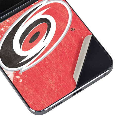 NHL Carolina Hurricanes Frozen Galaxy Z Flip5 5G Skin