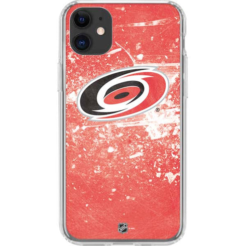 NHL Carolina Hurricanes Frozen iPhone 11 Clear Case