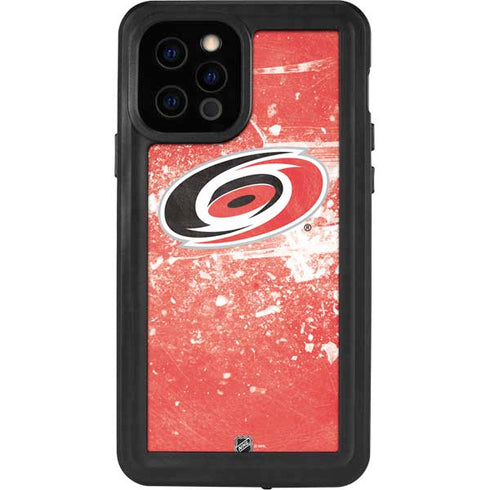 NHL Carolina Hurricanes Frozen iPhone 12 Pro Waterproof Case