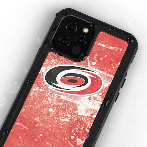 NHL Carolina Hurricanes Frozen iPhone 12 Pro Waterproof Case