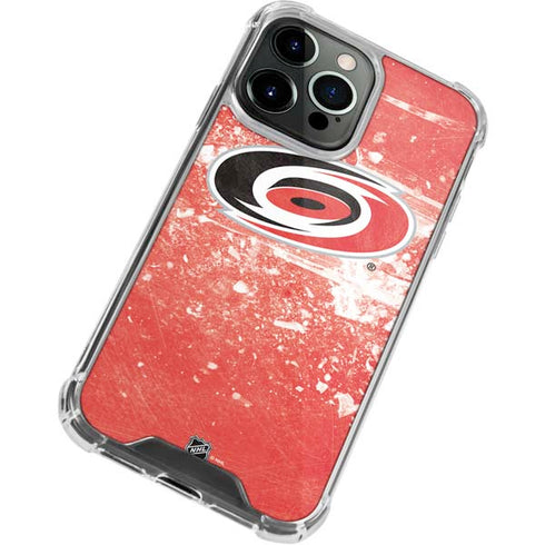 NHL Carolina Hurricanes Frozen iPhone 13 Pro Max Clear Case