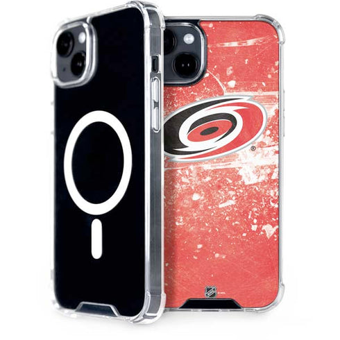 NHL Carolina Hurricanes Frozen iPhone 15 Plus MagSafe Case