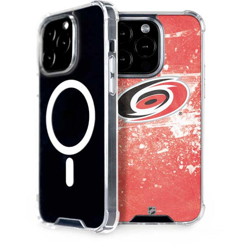 NHL Carolina Hurricanes Frozen iPhone 15 Pro MagSafe Case