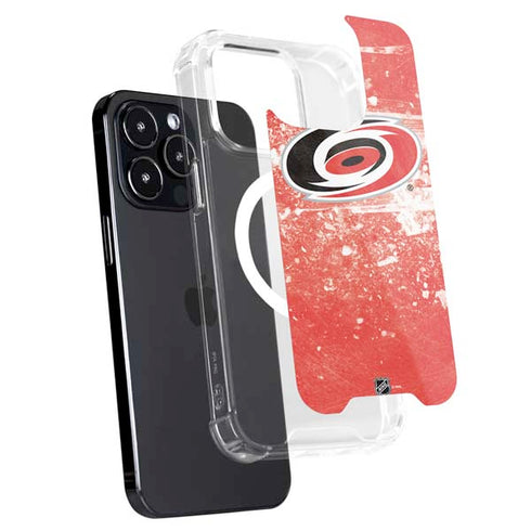 NHL Carolina Hurricanes Frozen iPhone 15 Pro MagSafe Case