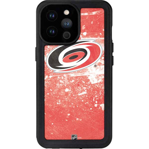 NHL Carolina Hurricanes Frozen iPhone 14 Pro Max Waterproof Case