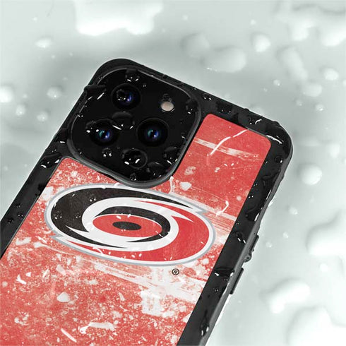 NHL Carolina Hurricanes Frozen iPhone 14 Pro Max Waterproof Case