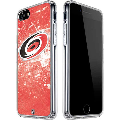 NHL Carolina Hurricanes Frozen iPhone SE (2nd & 3rd Gen) Clear Case