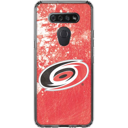 NHL Carolina Hurricanes Frozen LG K51/Q51 Clear Case
