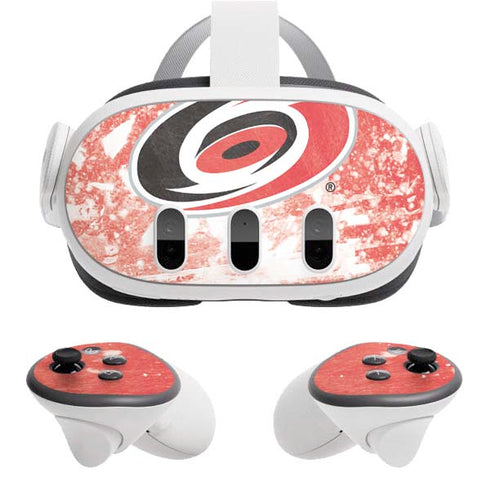 NHL Carolina Hurricanes Frozen Meta Quest 3 Skin