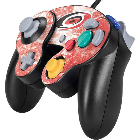 NHL Carolina Hurricanes Frozen Nintendo GameCube Controller Skin
