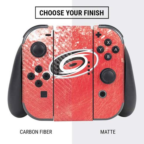 NHL Carolina Hurricanes Frozen Nintendo Switch Bundle Skin