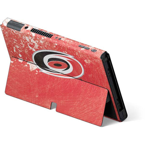 NHL Carolina Hurricanes Frozen Nintendo Switch OLED (2021) Skin