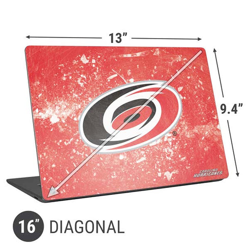 NHL Carolina Hurricanes Frozen Universal Laptop 16in (13 x 9.4in) Skin