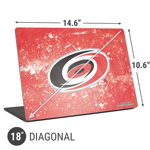 NHL Carolina Hurricanes Frozen Universal Laptop 18in (14.6 x 10.6in) Skin