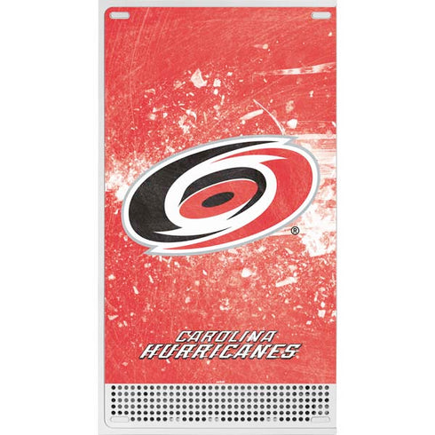 NHL Carolina Hurricanes Frozen Xbox Series S Console Skin