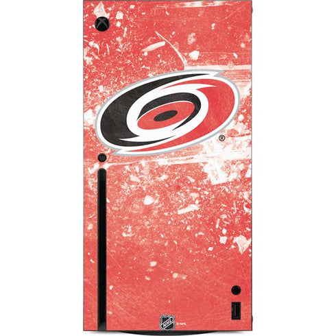 NHL Carolina Hurricanes Frozen Xbox Series X Console Skin