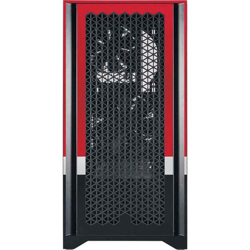 NHL Carolina Hurricanes Jersey Corsair 4000D Tempered Glass Mid-Tower ATX Case Skin