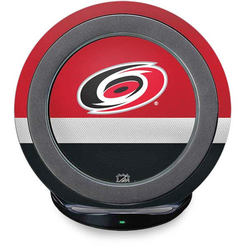 NHL Carolina Hurricanes Jersey Fast Charge Wireless Charging Stand Skin