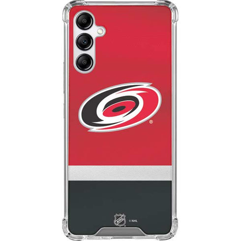 NHL Carolina Hurricanes Jersey Galaxy A14 5G Clear Case