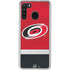 NHL Carolina Hurricanes Jersey Galaxy A21 Clear Case