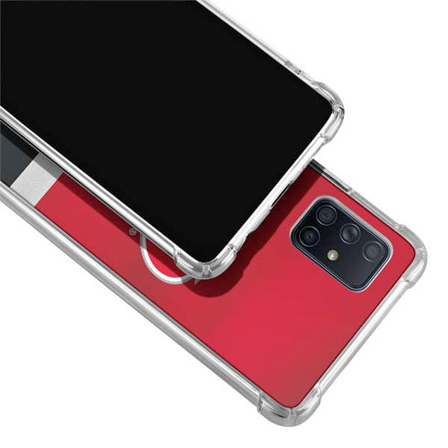 NHL Carolina Hurricanes Jersey Galaxy A71 5G Clear Case