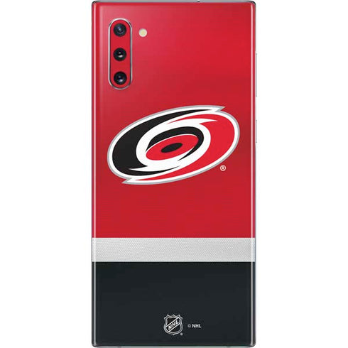 NHL Carolina Hurricanes Jersey Galaxy Note 10 Skin