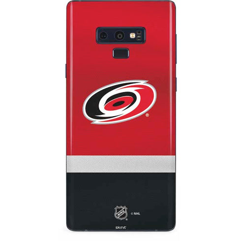 NHL Carolina Hurricanes Jersey Galaxy Note 9 Skin