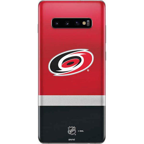 NHL Carolina Hurricanes Jersey Galaxy S10 Plus Skin