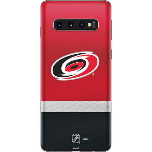 NHL Carolina Hurricanes Jersey Galaxy S10 Skin