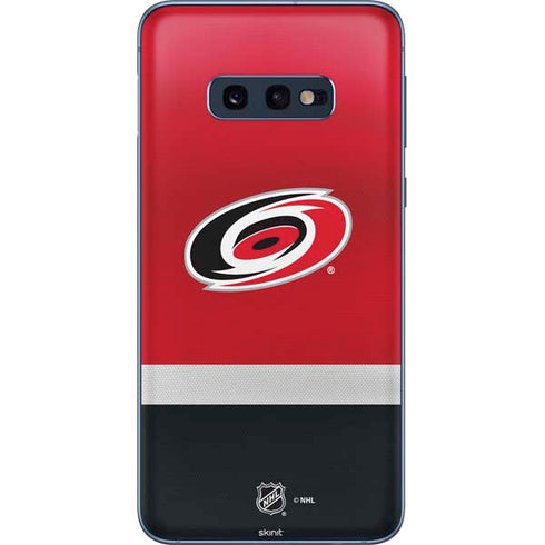 NHL Carolina Hurricanes Jersey Galaxy S10e Skin