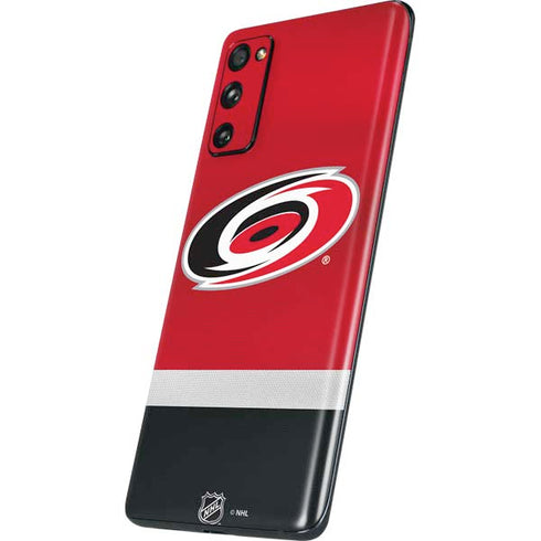 NHL Carolina Hurricanes Jersey Galaxy S20 Fan Edition Skin