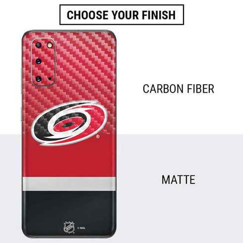 NHL Carolina Hurricanes Jersey Galaxy S20 Skin