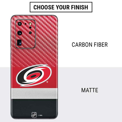 NHL Carolina Hurricanes Jersey Galaxy S20 Ultra 5G Skin