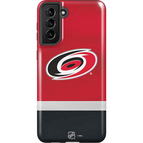 NHL Carolina Hurricanes Jersey Galaxy S21 Plus 5G Pro Case