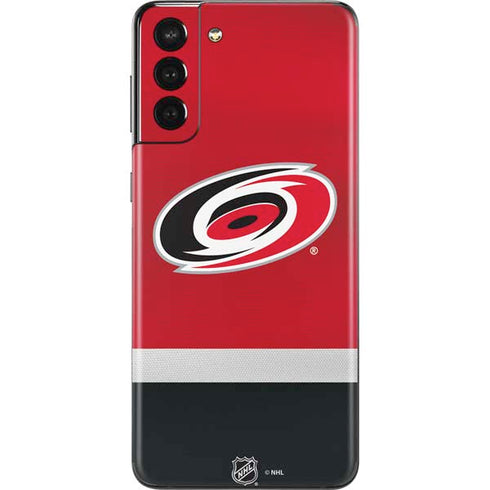 NHL Carolina Hurricanes Jersey Galaxy S21 Plus 5G Skin
