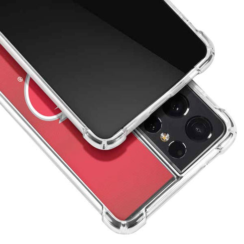 NHL Carolina Hurricanes Jersey Galaxy S21 Ultra 5G Clear Case