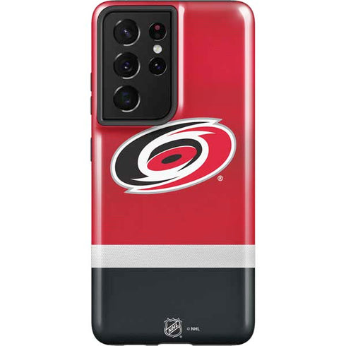 NHL Carolina Hurricanes Jersey Galaxy S21 Ultra 5G Pro Case