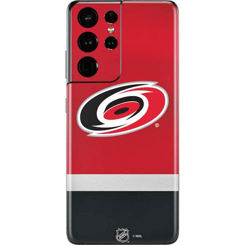 NHL Carolina Hurricanes Jersey Galaxy S21 Ultra 5G Skin