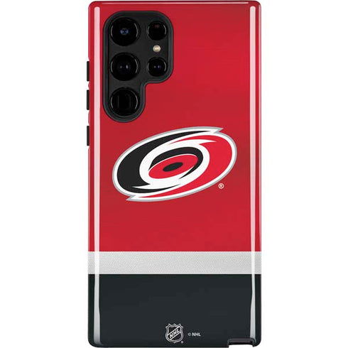 NHL Carolina Hurricanes Jersey Galaxy S22 Ultra Pro Case