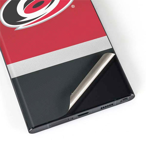 NHL Carolina Hurricanes Jersey Galaxy S22 Ultra Skin
