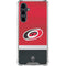 NHL Carolina Hurricanes Jersey Galaxy S23 FE Clear Case