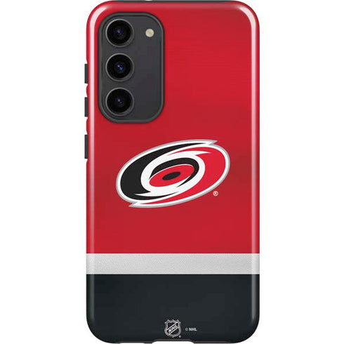 NHL Carolina Hurricanes Jersey Galaxy S23 Plus Pro Case