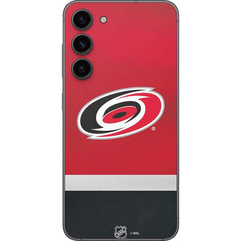 NHL Carolina Hurricanes Jersey Galaxy S23 Plus Skin