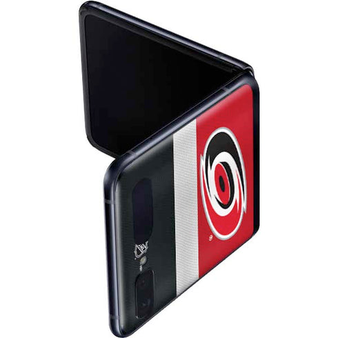 NHL Carolina Hurricanes Jersey Galaxy Z Flip Skin